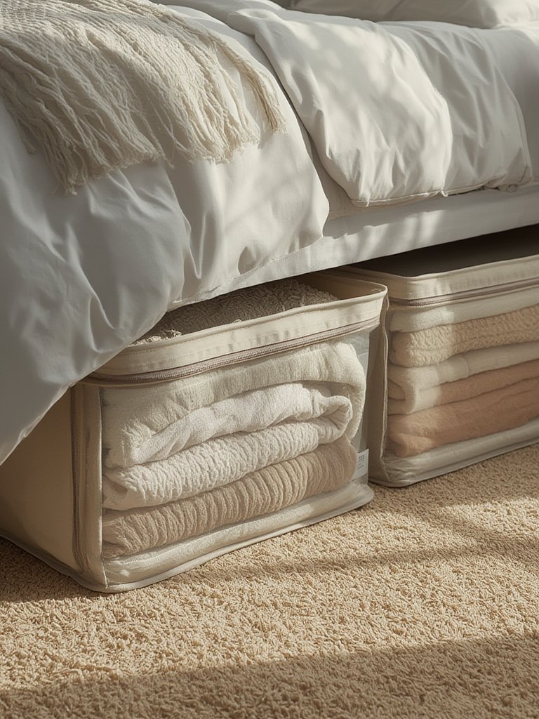 underbed storage in action