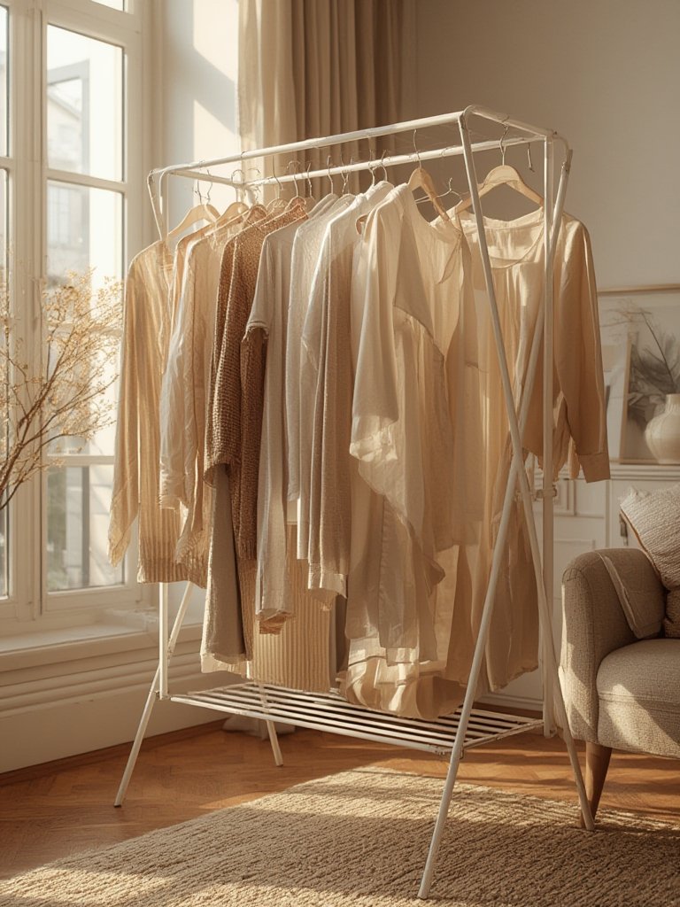 drying rack in action