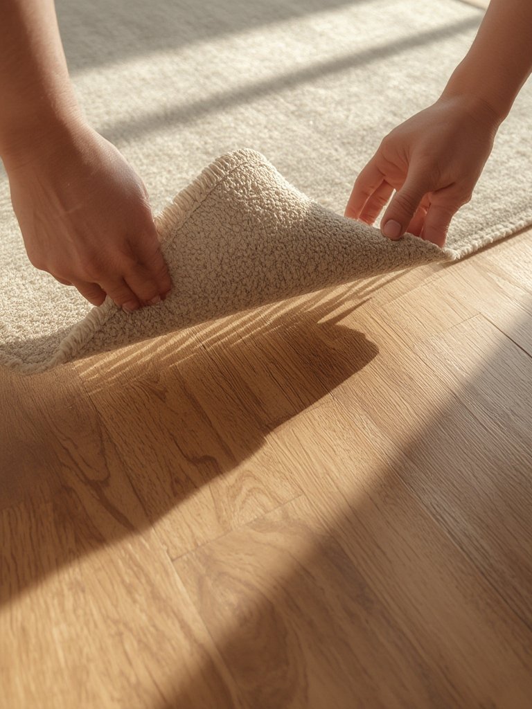 rug grippers in action