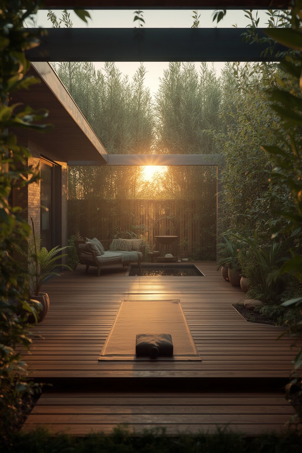 outdoor wellness space - Illustration 1