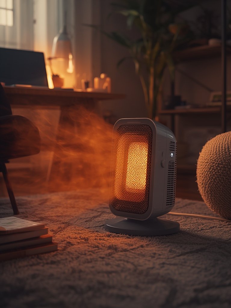 ceramic heater in action