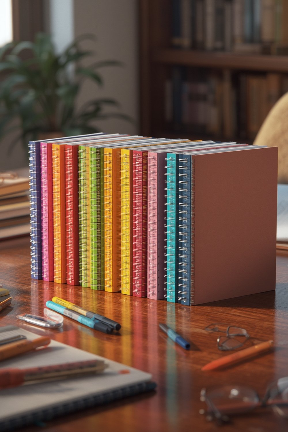 spiral notebook product view