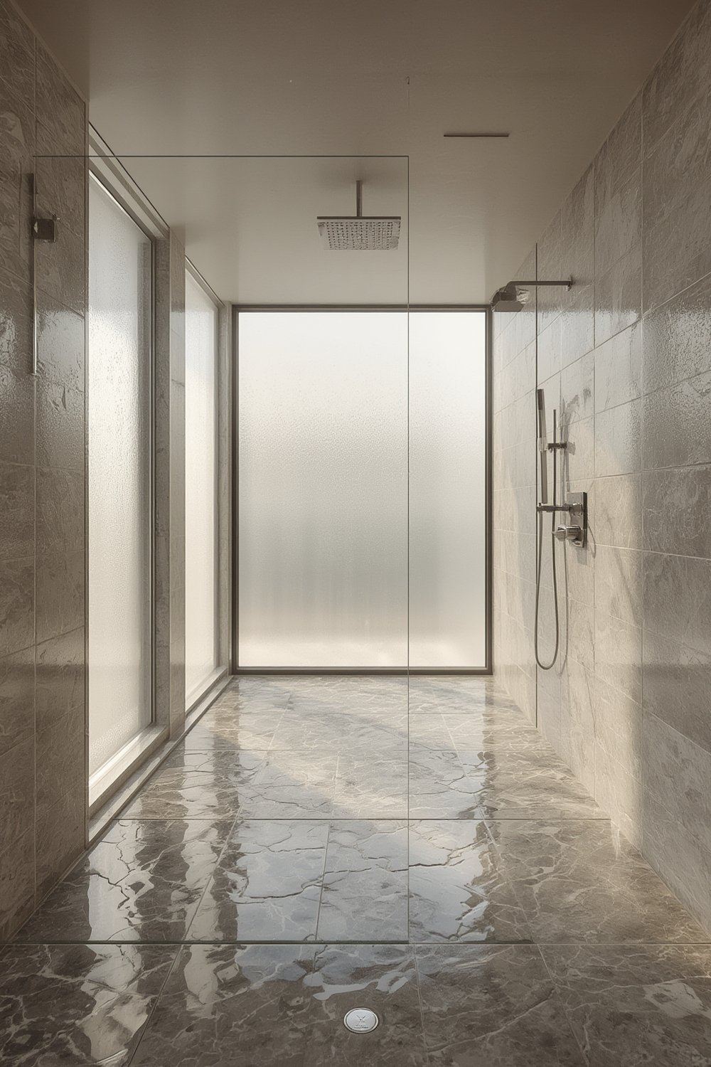 wet room bathroom - Illustration 1