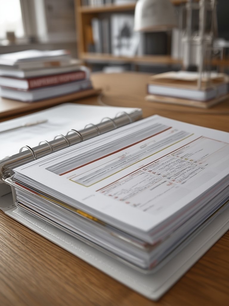 binder organizer in action