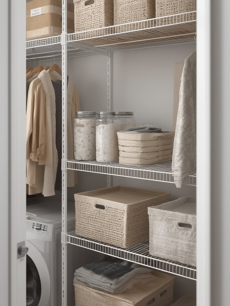 wire shelving in action