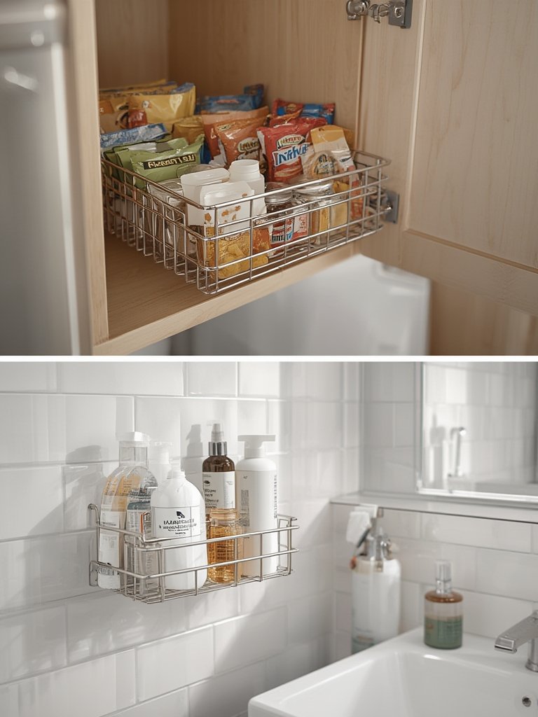 wall caddy in action