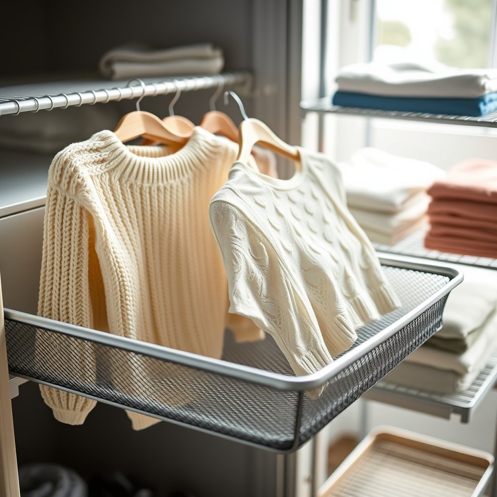 sweater dryer in action